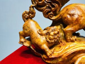 Song Nghê Vờn Cầu Gỗ Nu Hương