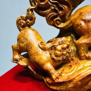 Song Nghê Vờn Cầu Gỗ Nu Hương