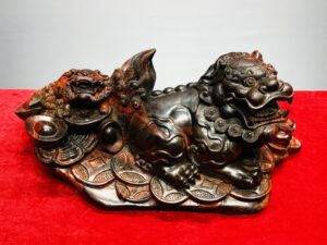 Tam Nghê Trấn Tiền Gỗ Trắc