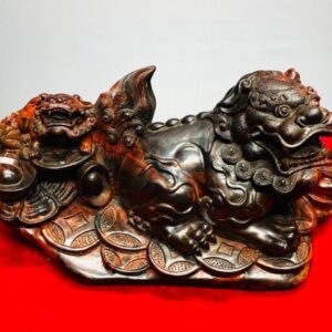 Tam Nghê Trấn Tiền Gỗ Trắc