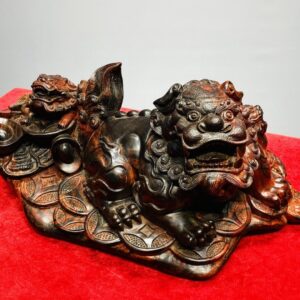 Tam Nghê Trấn Tiền Gỗ Trắc