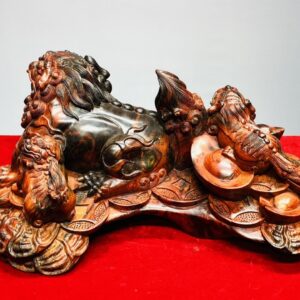 Tam Nghê Trấn Tiền Gỗ Trắc