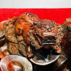 Tam Nghê Trấn Tiền Gỗ Trắc