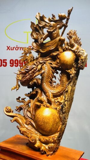 Đạt Ma Hàng Long Gỗ Nu Hương