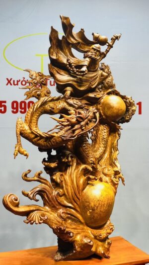 Đạt Ma Hàng Long Gỗ Nu Hương