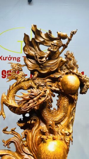 Đạt Ma Hàng Long Gỗ Nu Hương