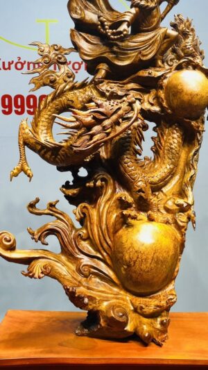 Đạt Ma Hàng Long Gỗ Nu Hương