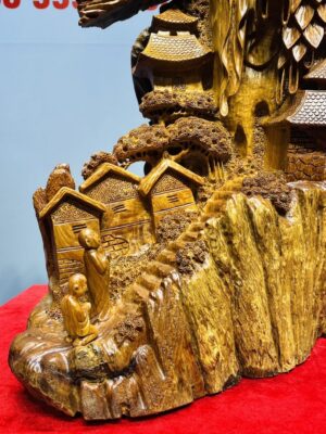 Thành Tâm Bái Phật Gỗ Hương