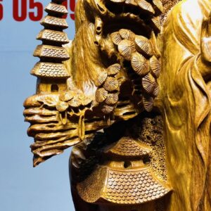 Thành Tâm Bái Phật Gỗ Hương