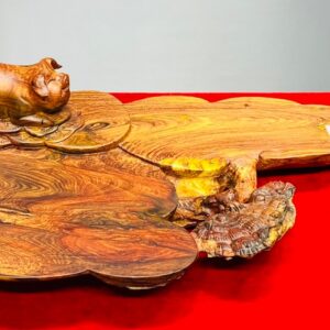 Khay Trà Heo Gỗ Cẩm
