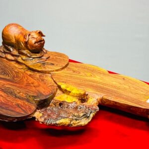 Khay Trà Heo Gỗ Cẩm