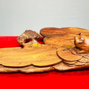 Khay Trà Heo Gỗ Cẩm
