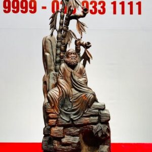 Đạt Ma Ngồi Thiền Khóm Trúc Gỗ Trắc