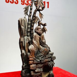Đạt Ma Ngồi Thiền Khóm Trúc Gỗ Trắc