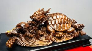 Long Quy Mẫu Tử Gỗ Cẩm Lai