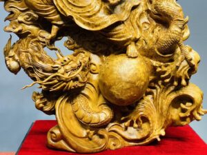 Đạt Ma Hàng Long Trấn Ngọc Gỗ Nu Ngọc Am