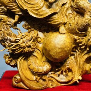 Đạt Ma Hàng Long Trấn Ngọc Gỗ Nu Ngọc Am