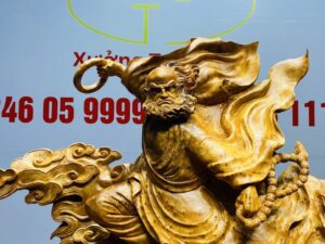 Đạt Ma Hàng Long Trấn Ngọc Gỗ Nu Ngọc Am