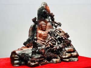 Thành Tâm Bái Phật Gỗ Trắc