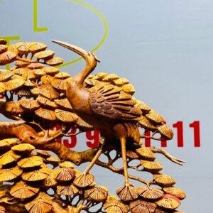 Bát Hạc Quần Tùng Gỗ Hương