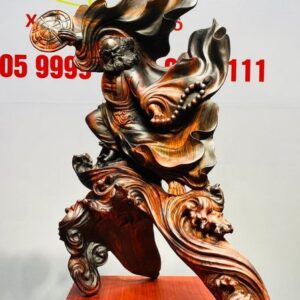 Đạt Ma Múa Võ Gỗ Trắc