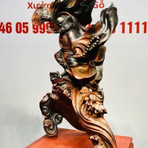 Đạt Ma Múa Võ Gỗ Trắc