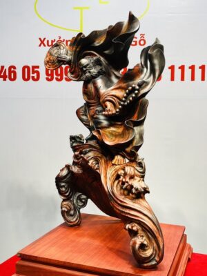 Đạt Ma Múa Võ Gỗ Trắc