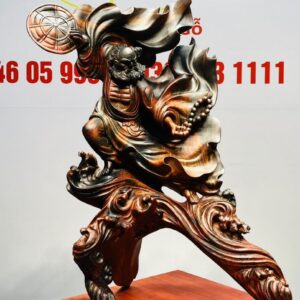 Đạt Ma Múa Võ Gỗ Trắc