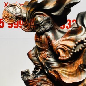 Đạt Ma Múa Võ Gỗ Trắc