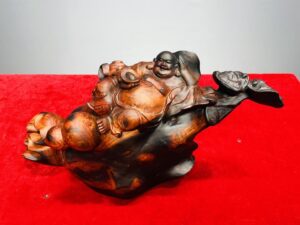 Di Lạc Ngồi Bao Tiền Gỗ Trắc