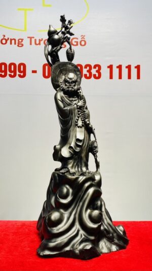Đạt Ma Gỗ Mun Sừng