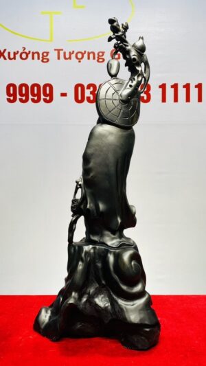 Đạt Ma Gỗ Mun Sừng