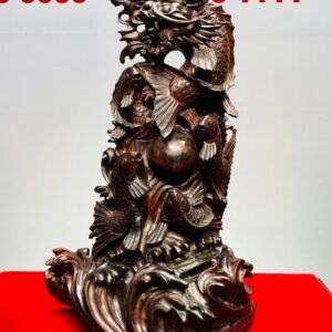 Cá Chép Hoá Rồng Gỗ Tử Đàn