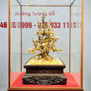 Cây Mai Gỗ Hoàng Đàn Tuyết Lạng Sơn kết hợp với Ngà Voi