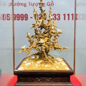 Cây Mai Gỗ Hoàng Đàn Tuyết Lạng Sơn kết hợp với Ngà Voi