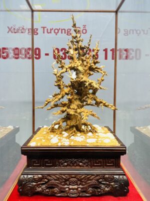 Cây Mai Gỗ Hoàng Đàn Tuyết Lạng Sơn kết hợp với Ngà Voi