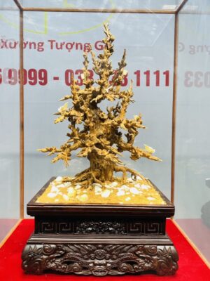 Cây Mai Gỗ Hoàng Đàn Tuyết Lạng Sơn kết hợp với Ngà Voi