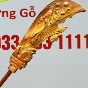 Quan Công Cưỡi Ngựa Gỗ Hương