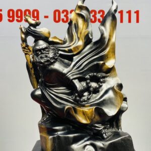 Đạt Ma Múa Võ Gỗ Mun Sừng