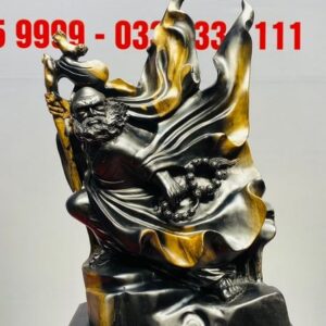 Đạt Ma Múa Võ Gỗ Mun Sừng