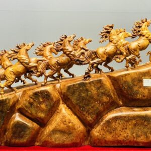 Bát Mã Truy Phong Gỗ Nu Ngọc Am