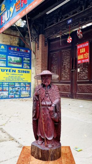 Lã Vọng Khương Tử Nha Gỗ Tử Đàn