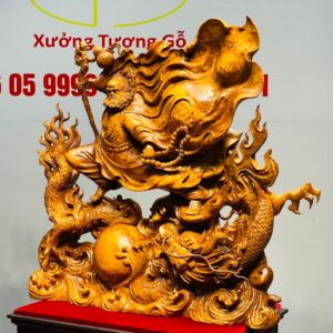 Đạt Ma Múa Võ Phục Long Gỗ Nu Ngọc Am