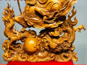 Đạt Ma Múa Võ Phục Long Gỗ Nu Ngọc Am