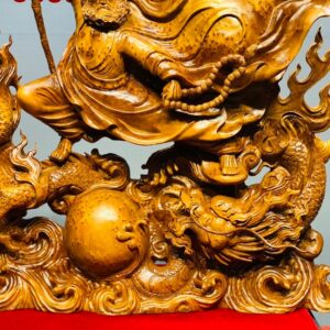 Đạt Ma Múa Võ Phục Long Gỗ Nu Ngọc Am