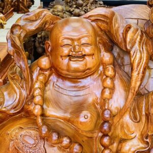 Di Lạc Cửu Tiểu Tam Nghê Ngồi Bao Tiền Gỗ Hương