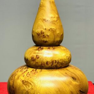 Bình Hồ Lô Phú Quý Gỗ Nu Hương