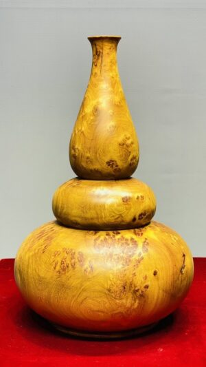 Bình Hồ Lô Phú Quý Gỗ Nu Hương
