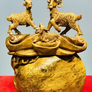 Tam Dương Đứng Bao Tiền Gỗ Nu Ngọc Am