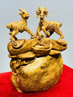 Tam Dương Đứng Bao Tiền Gỗ Nu Ngọc Am